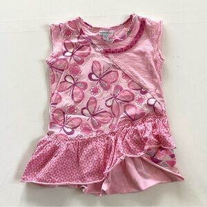 Naartjie Pink Butterfly Top